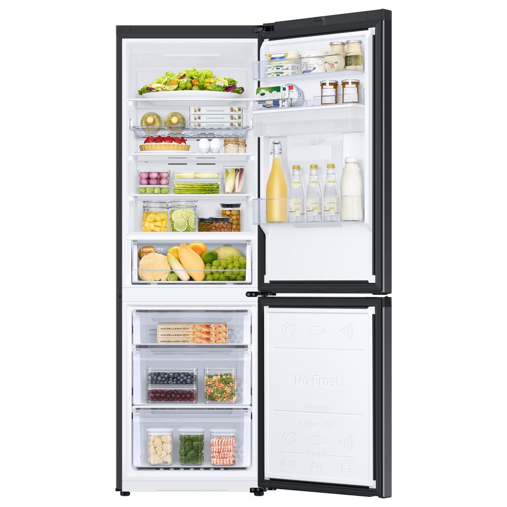 Samsung 60cm Frost Free Fridge Freezer With Water Dispenser RB34C632EBN - Black Samsung 60cm Frost Free Fridge Freezer With Water Dispenser RB34C632EBN - Black