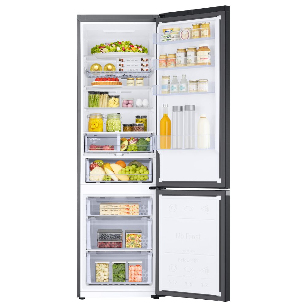 Samsung 60cm Frost Free Fridge Freezer RB38C605DB1 - Black Steel Samsung 60cm Frost Free Fridge Freezer RB38C605DB1 - Black Steel