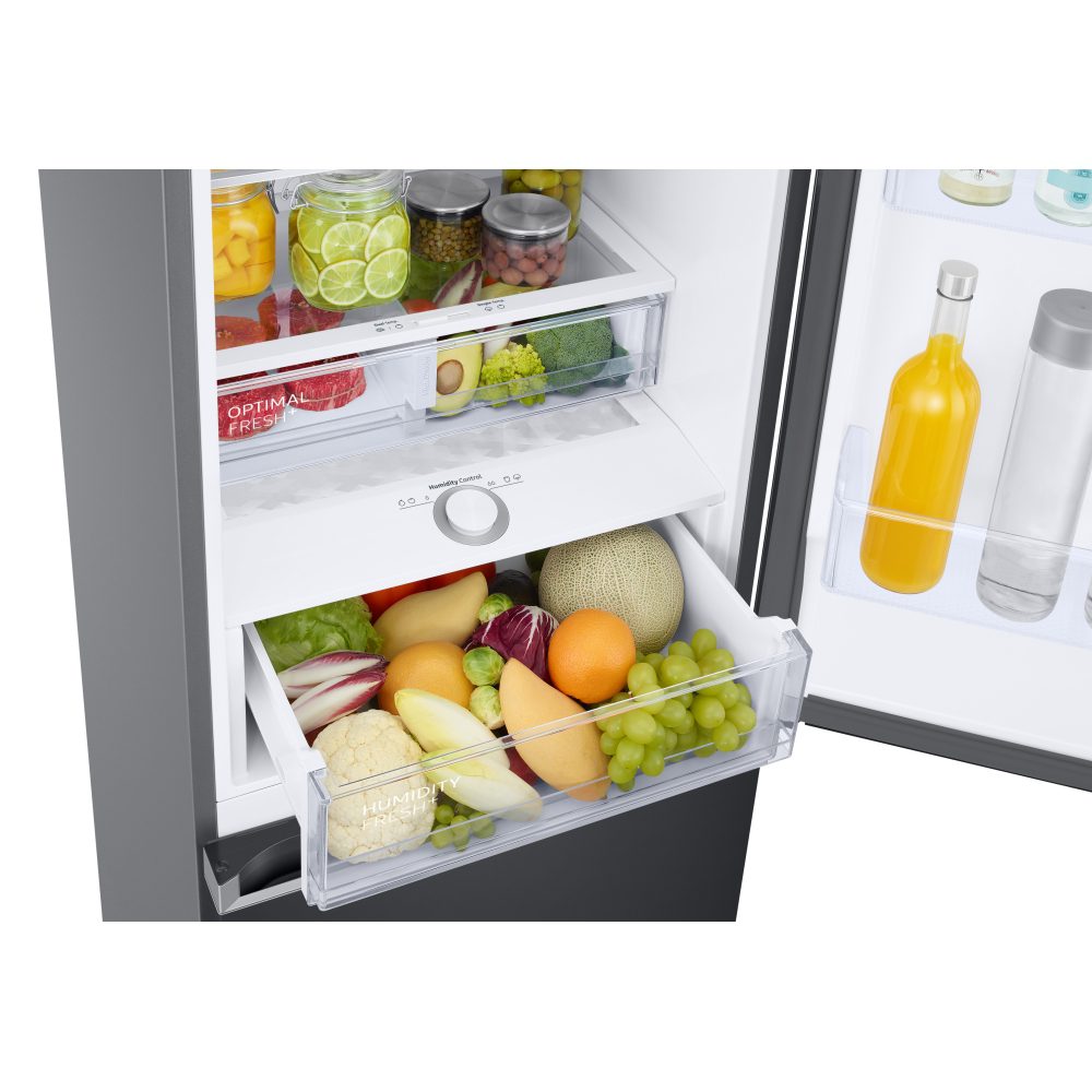 Samsung 60cm Frost Free Fridge Freezer RB38C605DB1 - Black Steel Samsung 60cm Frost Free Fridge Freezer RB38C605DB1 - Black Steel