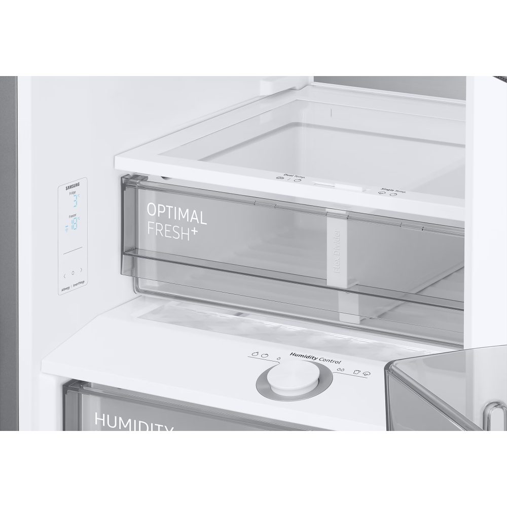 Samsung 60cm Frost Free Fridge Freezer RB38C7B6BB1 - Black Steel Samsung 60cm Frost Free Fridge Freezer RB38C7B6BB1 - Black Steel