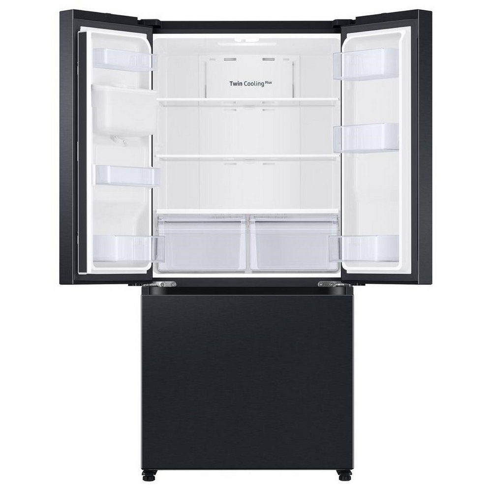 Samsung 82cm Wide French Style Fridge Freezer With Ice & Water Non Plumbed RF50C532EB1/EU - Black Steel Samsung 82cm Wide French Style Fridge Freezer With Ice & Water Non Plumbed RF50C532EB1/EU - Black Steel
