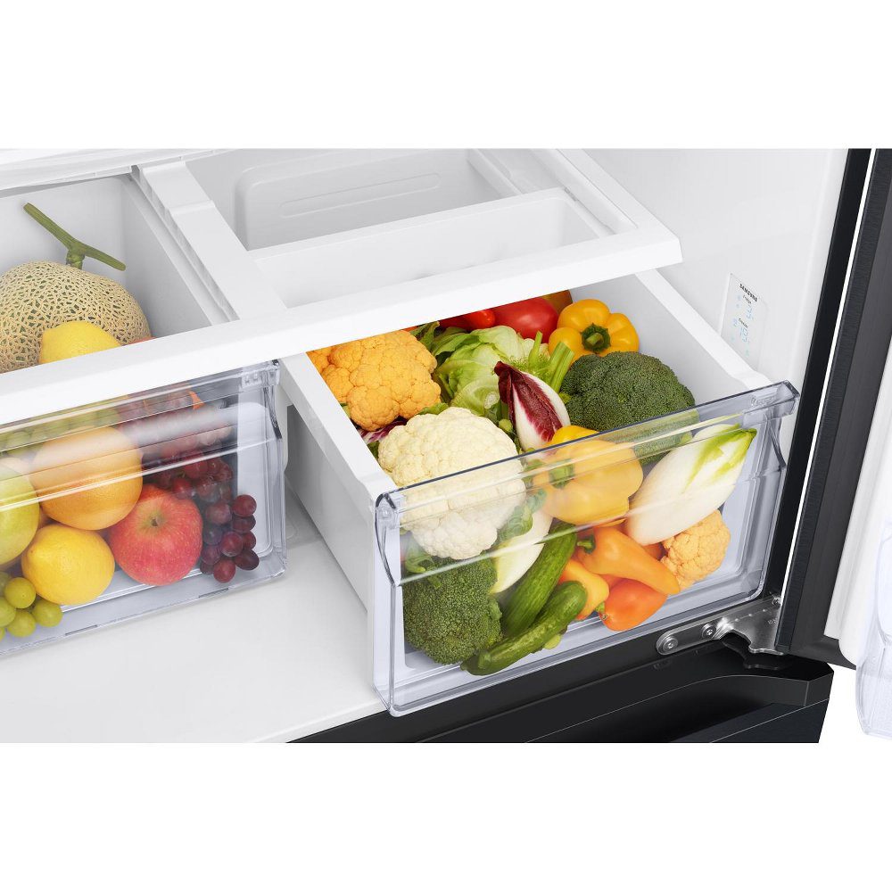Samsung 82cm Wide French Style Fridge Freezer With Ice & Water Non Plumbed RF50C532EB1/EU - Black Steel Samsung 82cm Wide French Style Fridge Freezer With Ice & Water Non Plumbed RF50C532EB1/EU - Black Steel