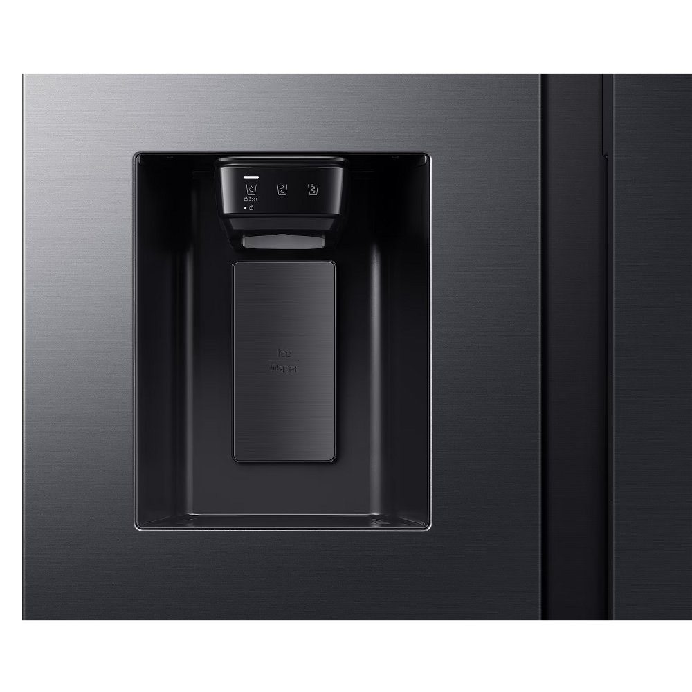 Samsung Series 6 AI SpaceMax American Fridge Freezer With Ice & Water RS70F64KEFEU - Black Steel Samsung Series 6 AI SpaceMax American Fridge Freezer With Ice & Water RS70F64KEFEU - Black Steel