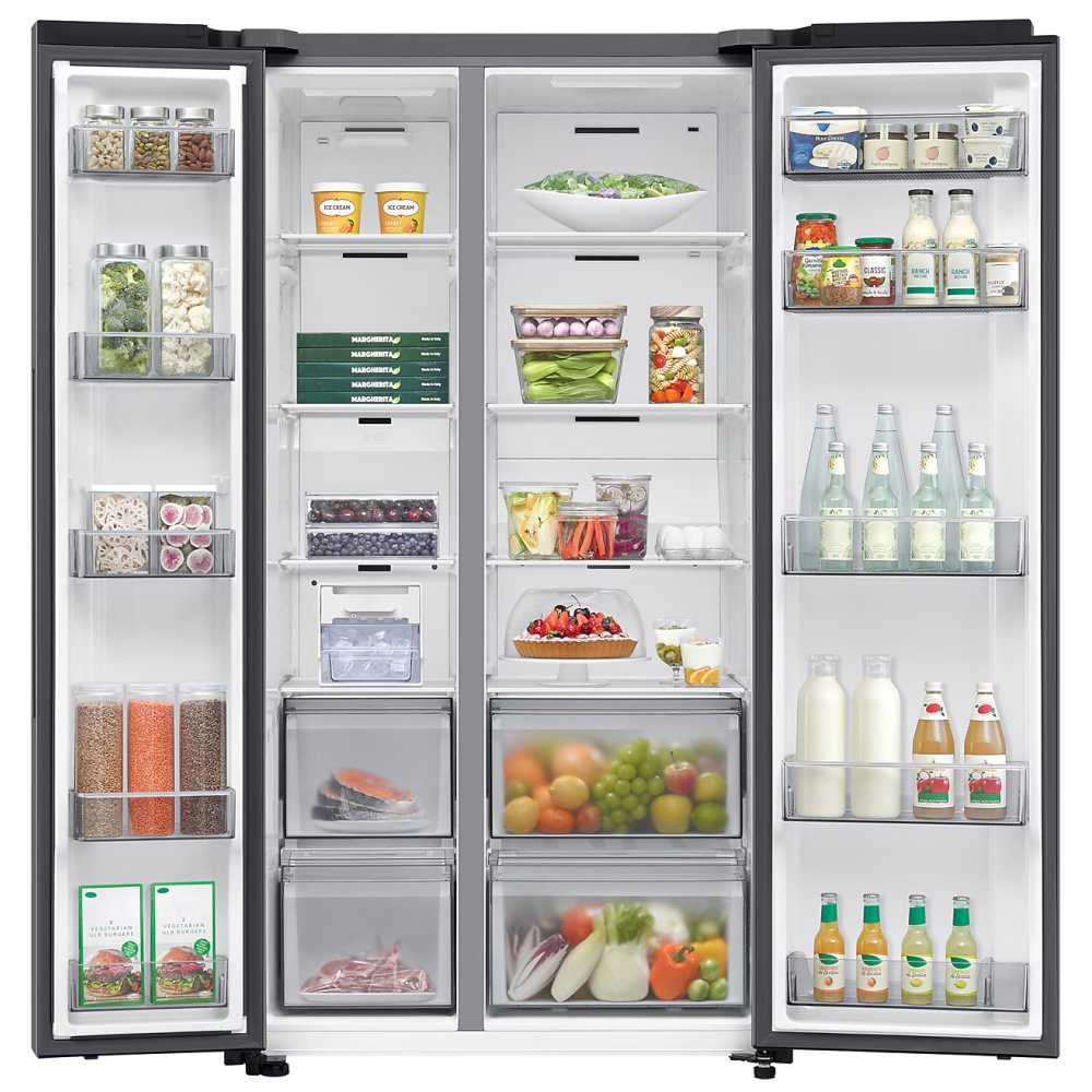 Samsung Bespoke AI Series 7 American Style Fridge Freezer Non Ice & Water RS70F67QCTEU - Silver Samsung Bespoke AI Series 7 American Style Fridge Freezer Non Ice & Water RS70F67QCTEU - Silver