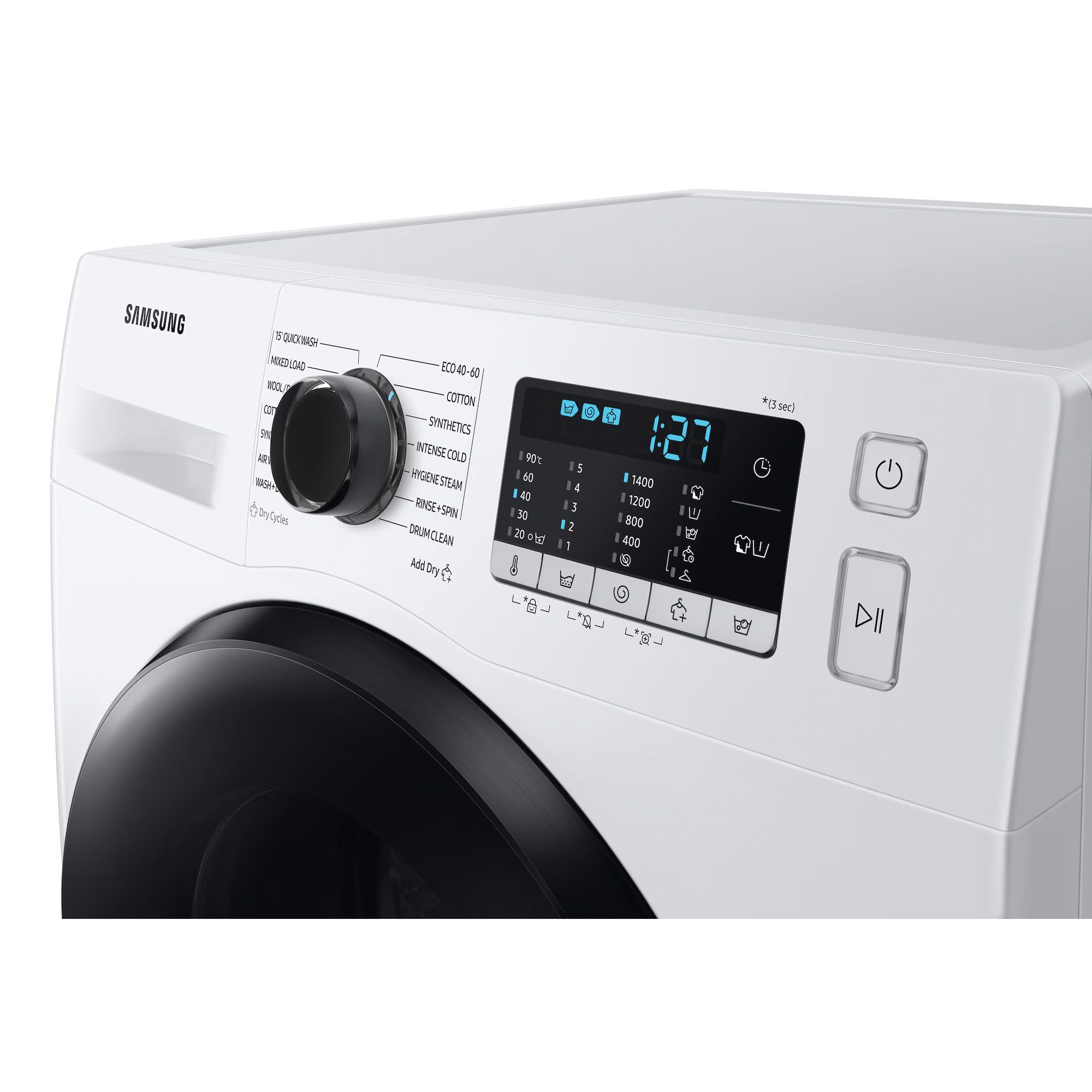 Samsung 8kg/5kg Ecobubble Washer Dryer WD80TA046BE/EU - White Samsung 8kg/5kg Ecobubble Washer Dryer WD80TA046BE/EU - White