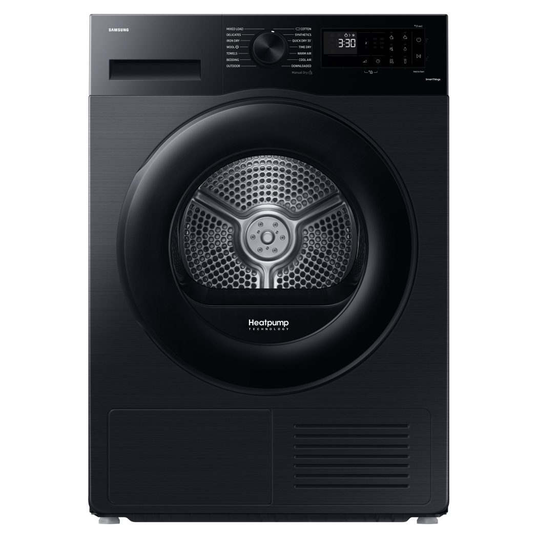 Samsung  9kg Series 5 Smart Heat Pump Condenser Tumble Dryer DV90CGC0A0ABEU - Black