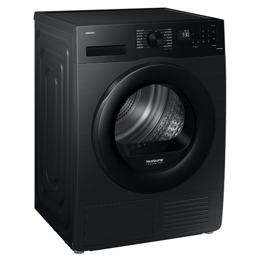 Samsung 9kg Series 5 Smart Heat Pump Condenser Tumble Dryer DV90CGC0A0ABEU - Black Samsung 9kg Series 5 Smart Heat Pump Condenser Tumble Dryer DV90CGC0A0ABEU - Black