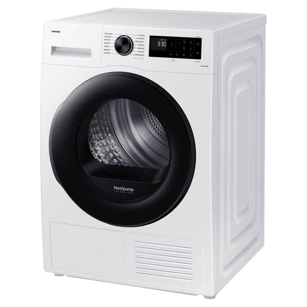 Samsung 9kg Series 5 Heat Pump Condenser Tumble Dryer DV90CGC0A0AEEU - White Samsung 9kg Series 5 Heat Pump Condenser Tumble Dryer DV90CGC0A0AEEU - White