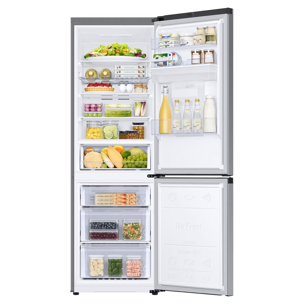 Samsung 60cm Frost Free Fridge Freezer With Water Dispenser RB34C632ESA/EU - Silver Samsung 60cm Frost Free Fridge Freezer With Water Dispenser RB34C632ESA/EU - Silver