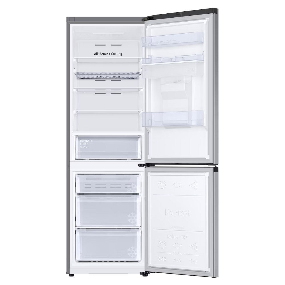 Samsung 60cm Frost Free Fridge Freezer With Water Dispenser RB34C632ESA/EU - Silver Samsung 60cm Frost Free Fridge Freezer With Water Dispenser RB34C632ESA/EU - Silver