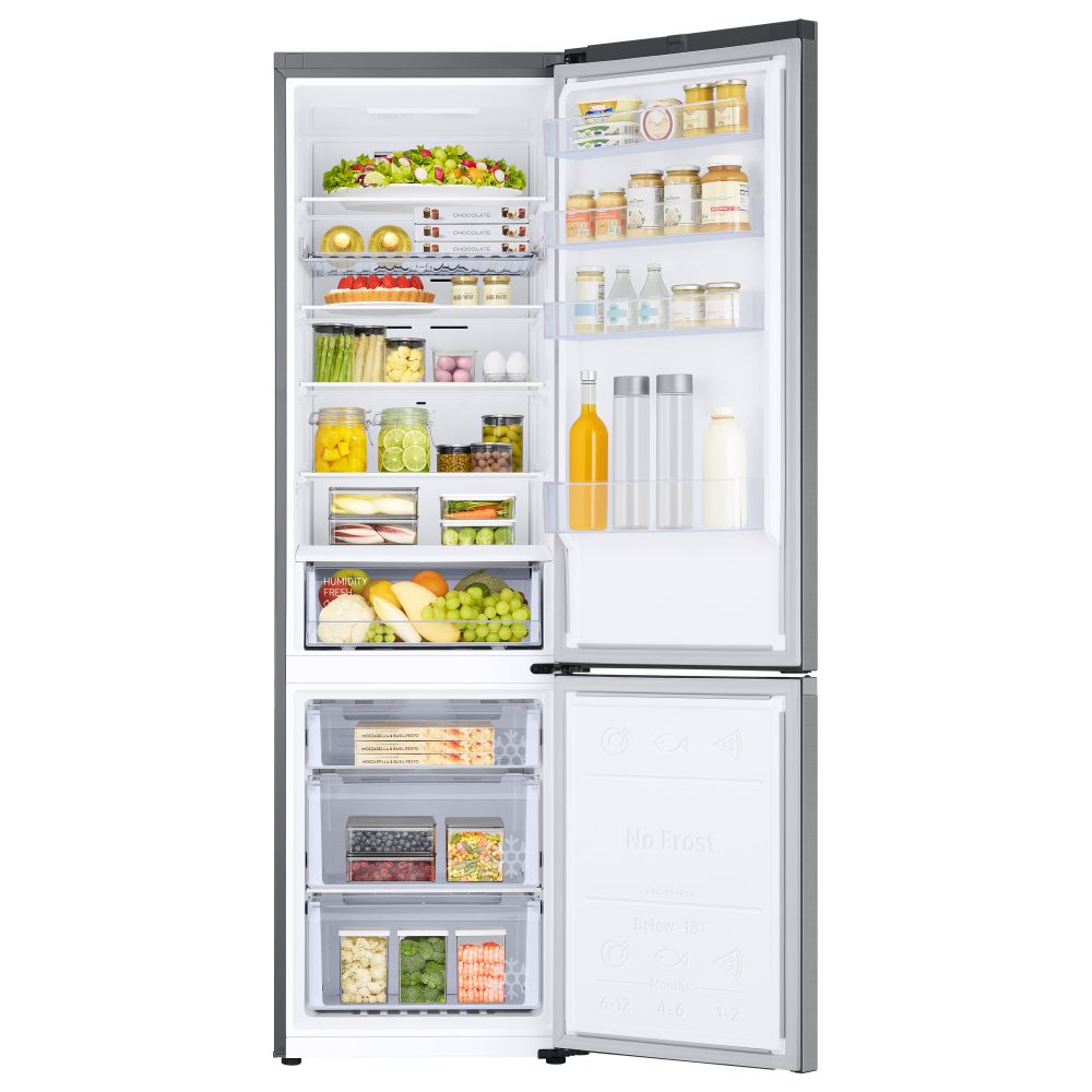 Samsung 60cm Series 5 SpaceMax Frost Free Fridge Freezer RB38C602CS9 - Silver Samsung 60cm Series 5 SpaceMax Frost Free Fridge Freezer RB38C602CS9 - Silver