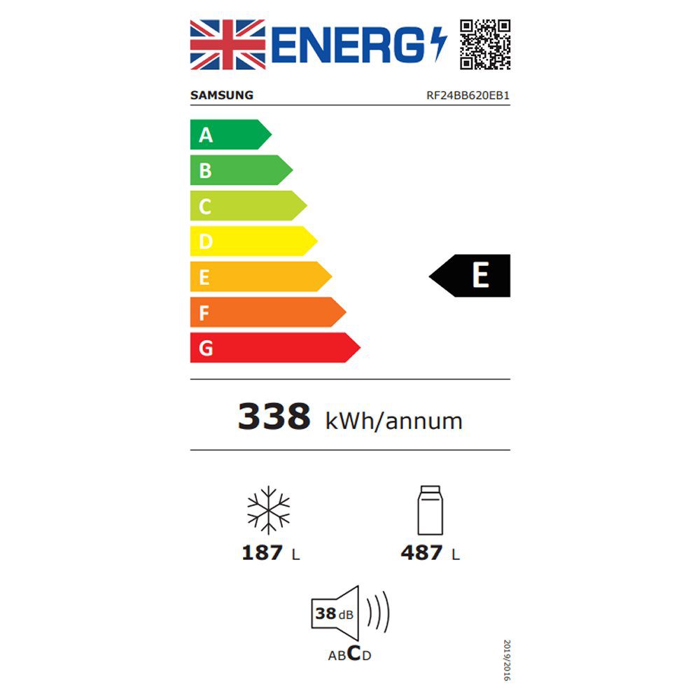 Samsung French Style Fridge Freezer Ice & Water RF24BB620EB1EU - Black Steel Samsung French Style Fridge Freezer Ice & Water RF24BB620EB1EU - Black Steel