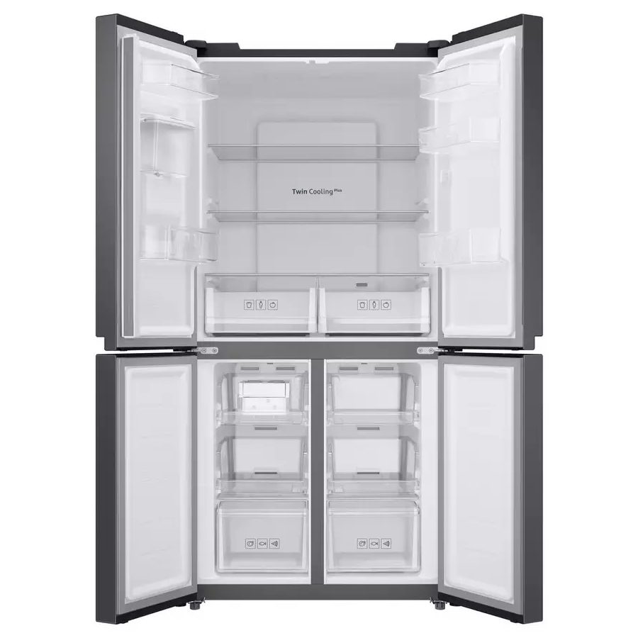 Samsung 4 Door Fridge Freezer With Water Dispenser Non Plumbed RF48A401EB4 - Black Steel Samsung 4 Door Fridge Freezer With Water Dispenser Non Plumbed RF48A401EB4 - Black Steel