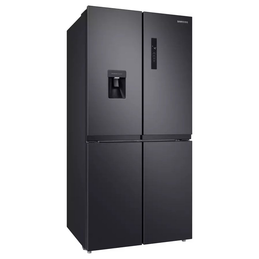 Samsung 4 Door Fridge Freezer With Water Dispenser Non Plumbed RF48A401EB4 - Black Steel Samsung 4 Door Fridge Freezer With Water Dispenser Non Plumbed RF48A401EB4 - Black Steel