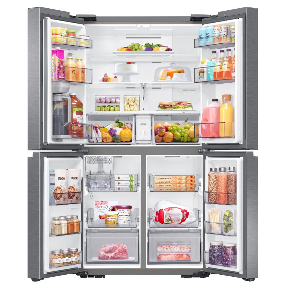 Samsung 4 Door Fridge Freezer With Ice & Water RF59C701ES9 - Silver Samsung 4 Door Fridge Freezer With Ice & Water RF59C701ES9 - Silver