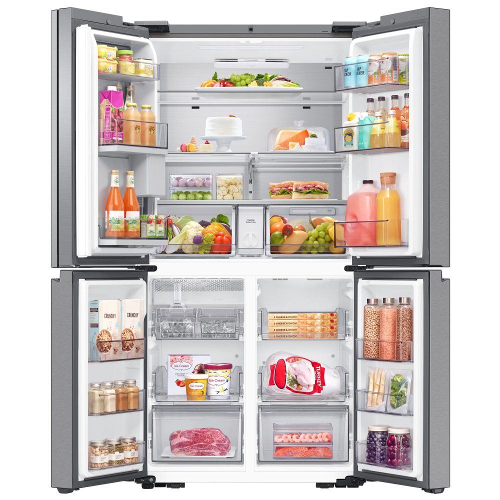 Samsung French Style Family Hub AI Vision Inside Fridge Freezer With Ice & Water RF65DG9H0ESREU - Stainless Steel Samsung French Style Family Hub AI Vision Inside Fridge Freezer With Ice & Water RF65DG9H0ESREU - Stainless Steel