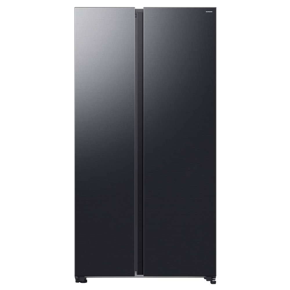 Samsung  Series 7 AI SpaceMax American Style Fridge Freezer Non Ice & Water RS70F68QBFEU - Black Steel