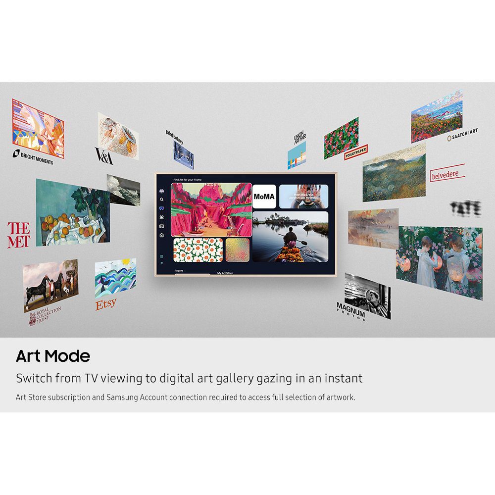 Samsung 2025 65" LS03F The Frame QLED 4K Quantum Smart TV QE65LS03FAUXXU - Black Samsung 2025 65" LS03F The Frame QLED 4K Quantum Smart TV QE65LS03FAUXXU - Black