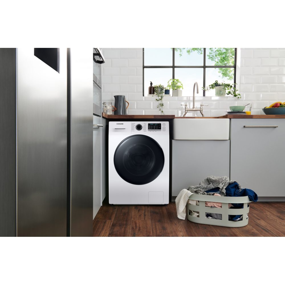 Samsung 8kg/5kg Ecobubble Washer Dryer WD80TA046BE/EU - White Samsung 8kg/5kg Ecobubble Washer Dryer WD80TA046BE/EU - White