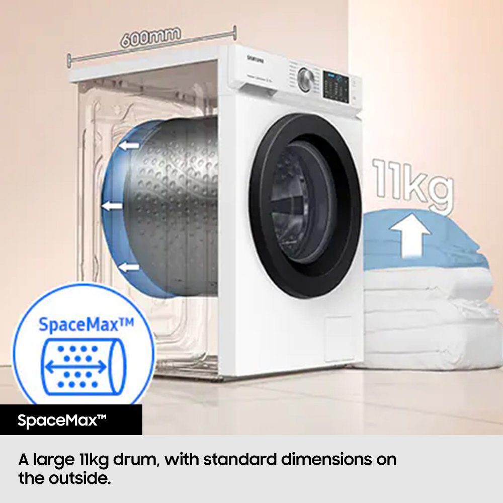 Samsung 11kg Series 5 AI Energy Washing Machine 1400rpm WW11DG5B25ABEU - Black Samsung 11kg Series 5 AI Energy Washing Machine 1400rpm WW11DG5B25ABEU - Black