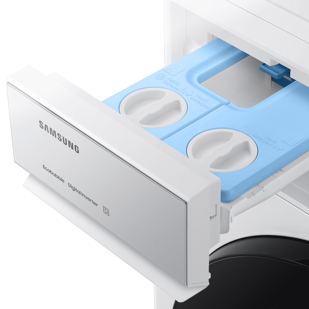 Samsung 9kg Series 8 AutoDose Steam Washing Machine 1400rpm WW90DB8U95GHU1 - White - Image 4