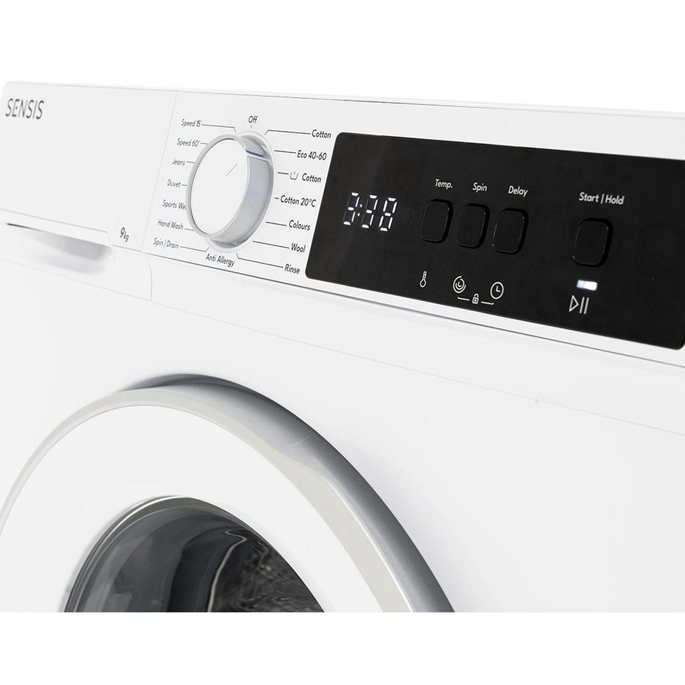 Sensis 9kg Washing Machine 1400rpm WMF01914AW - White Sensis 9kg Washing Machine 1400rpm WMF01914AW - White
