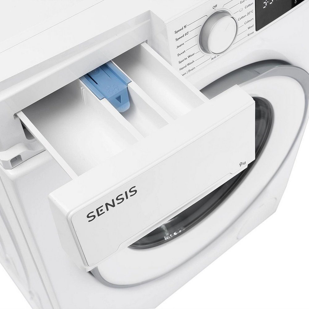 Sensis 9kg Washing Machine 1400rpm WMF01914AW - White Sensis 9kg Washing Machine 1400rpm WMF01914AW - White