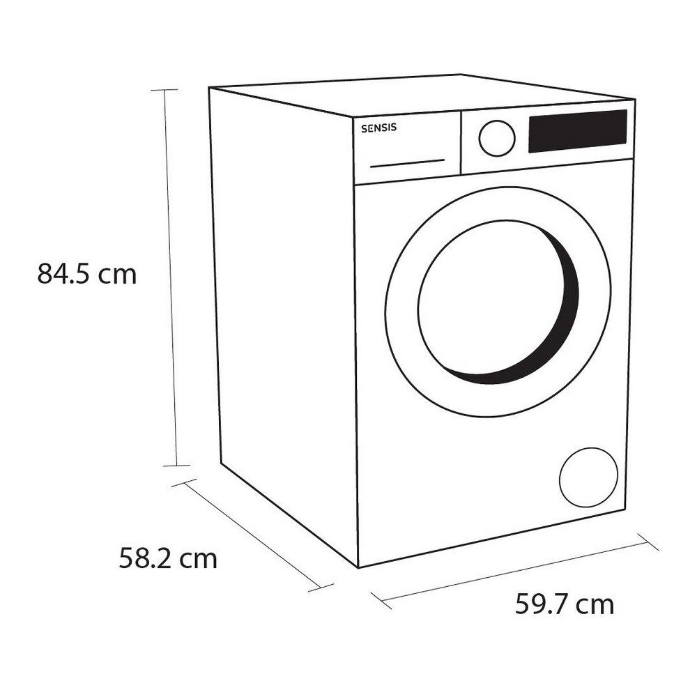 Sensis 9kg Washing Machine 1400rpm WMF01914AW - White Sensis 9kg Washing Machine 1400rpm WMF01914AW - White