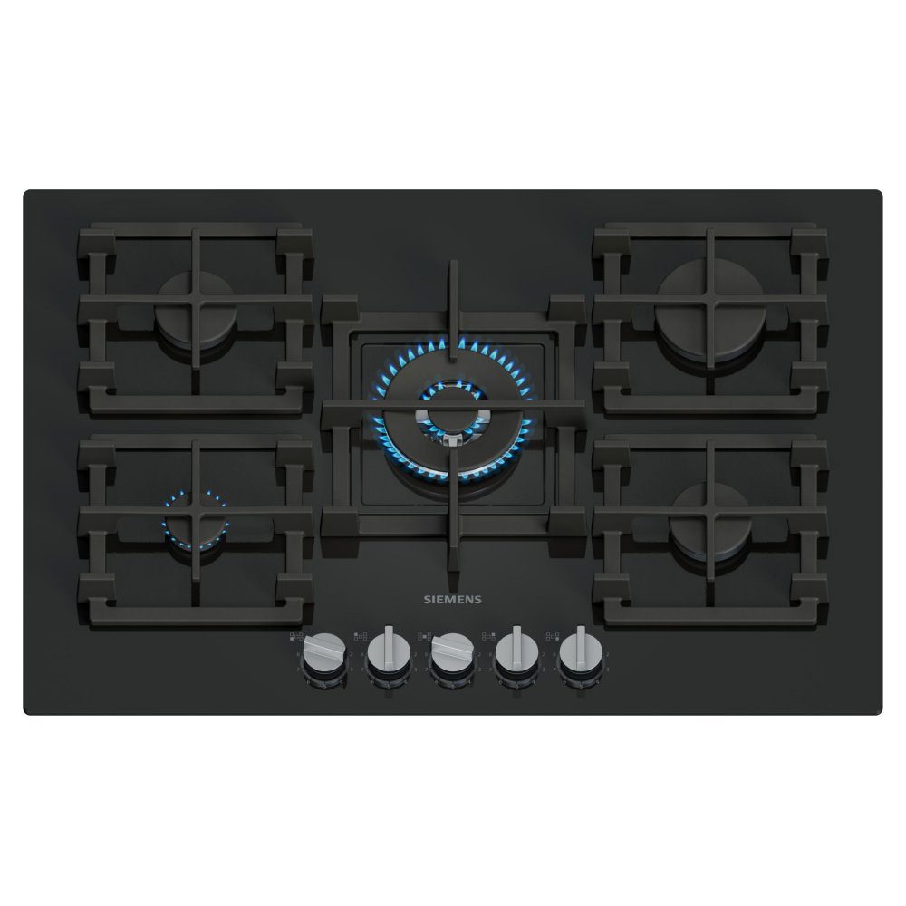 Siemens  IQ-500 75cm Frameless Gas On Glass Hob EP7A6QI40 - Black