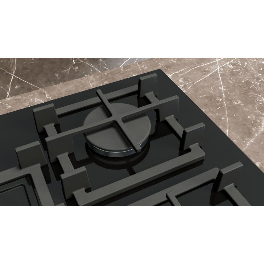 Siemens IQ-500 75cm Frameless Gas On Glass Hob EP7A6QI40 - Black Siemens IQ-500 75cm Frameless Gas On Glass Hob EP7A6QI40 - Black