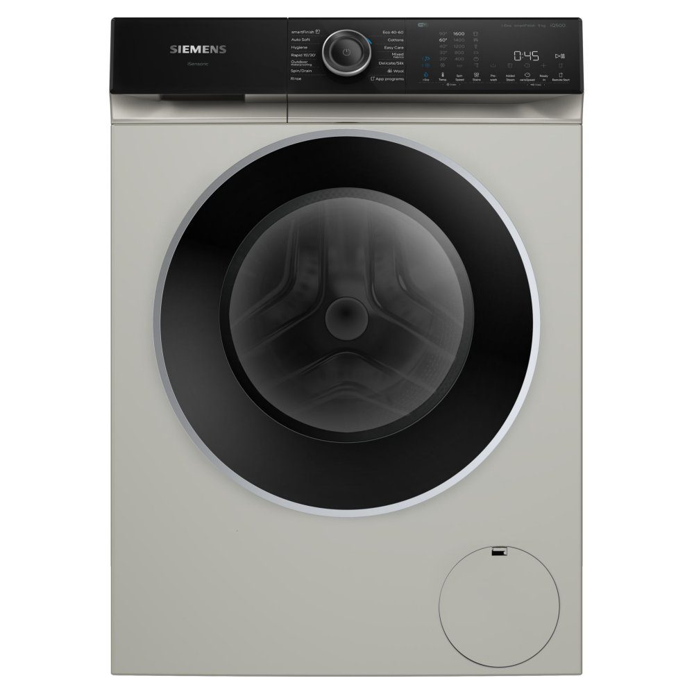 Siemens  9kg IQ-500 i-DOS Washing Machine 1600rpm WG46H2AXGB - Silver