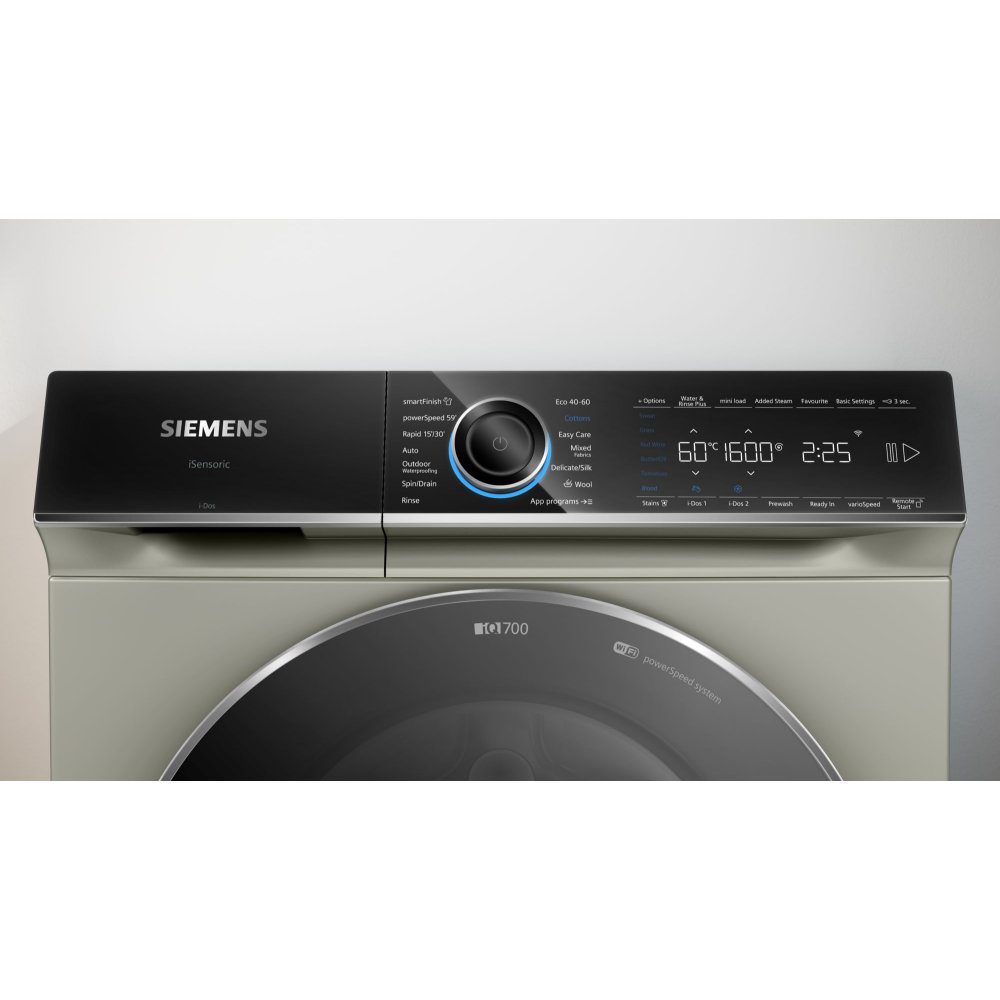 Siemens 10kg IQ-700 i-DOS Washing Machine 1600rpm WG56B2A3GB - Silver Siemens 10kg IQ-700 i-DOS Washing Machine 1600rpm WG56B2A3GB - Silver