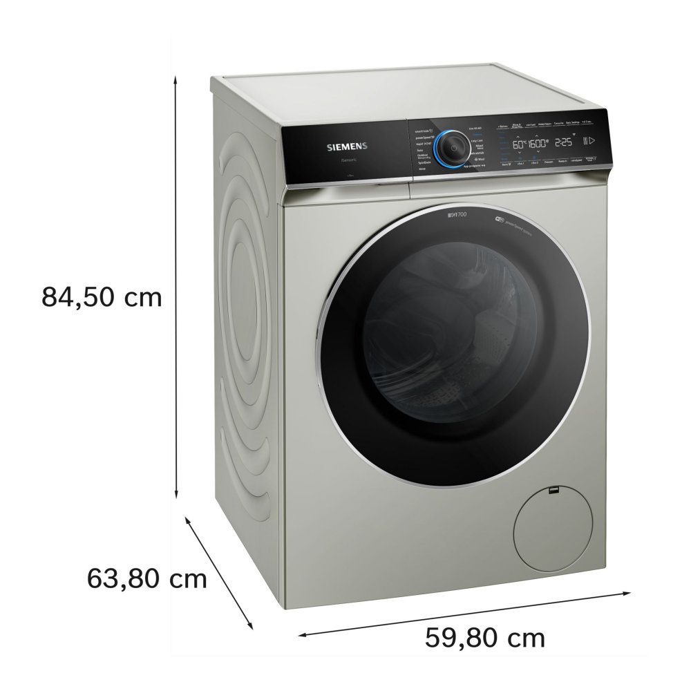Siemens 10kg IQ-700 i-DOS Washing Machine 1600rpm WG56B2A3GB - Silver Siemens 10kg IQ-700 i-DOS Washing Machine 1600rpm WG56B2A3GB - Silver