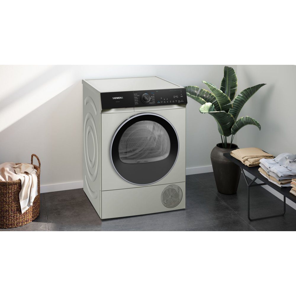 Siemens 9kg IQ-500 Heat Pump Condenser Dryer WQ46H2DXGB - Silver Siemens 9kg IQ-500 Heat Pump Condenser Dryer WQ46H2DXGB - Silver
