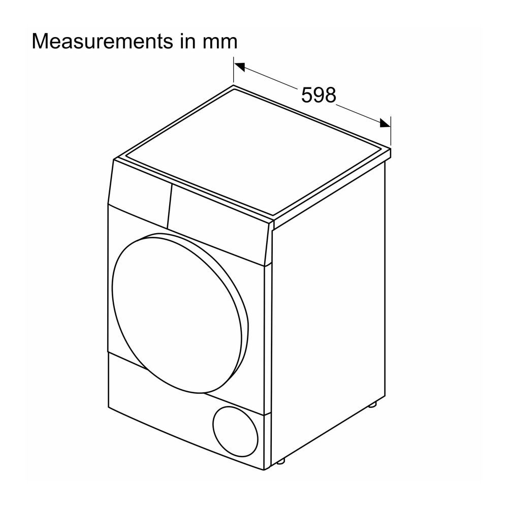 Siemens 9kg IQ-500 Heat Pump Condenser Dryer WQ46H2DXGB - Silver Siemens 9kg IQ-500 Heat Pump Condenser Dryer WQ46H2DXGB - Silver