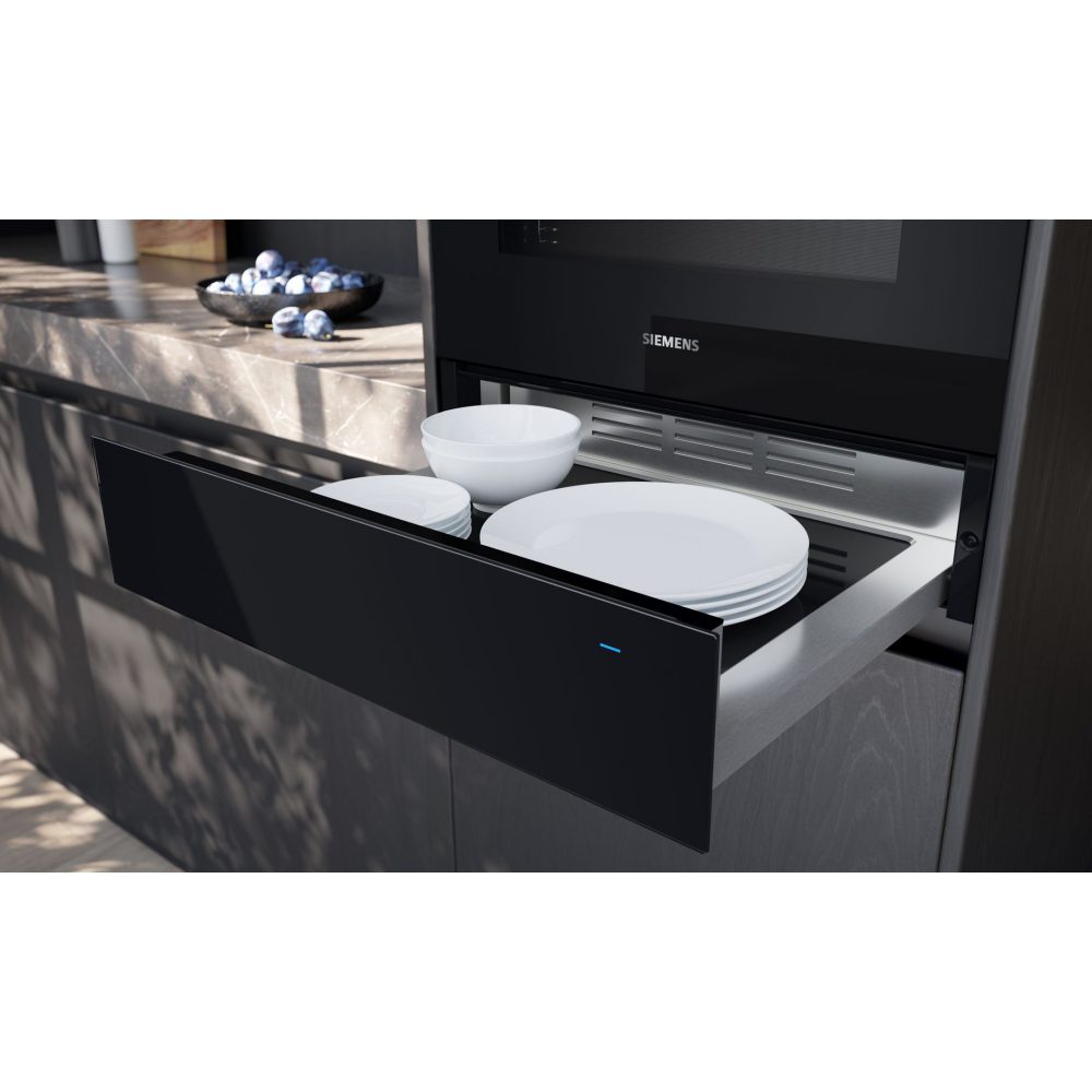 Siemens IQ-700 14cm Push Pull Warming Drawer BI710C1B1B - Black Siemens IQ-700 14cm Push Pull Warming Drawer BI710C1B1B - Black