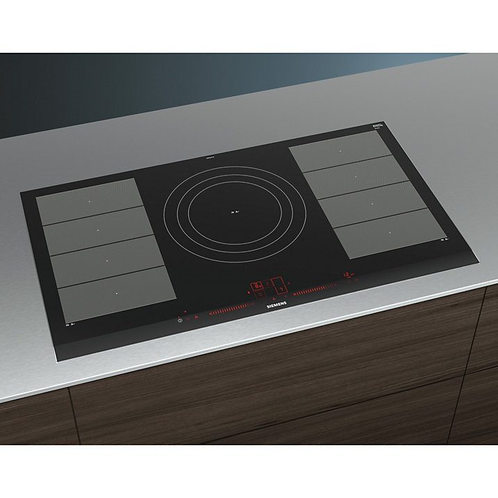 Siemens IQ-700 90cm FlexInduction Hob EX975LVV1E - Stainless Steel Siemens IQ-700 90cm FlexInduction Hob EX975LVV1E - Stainless Steel
