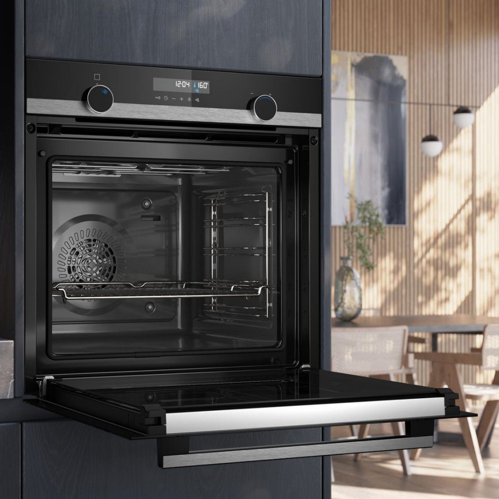 Siemens IQ-500 Pyrolytic Multifunction Single Oven HB578GBS7B - Stainless Steel Siemens IQ-500 Pyrolytic Multifunction Single Oven HB578GBS7B - Stainless Steel