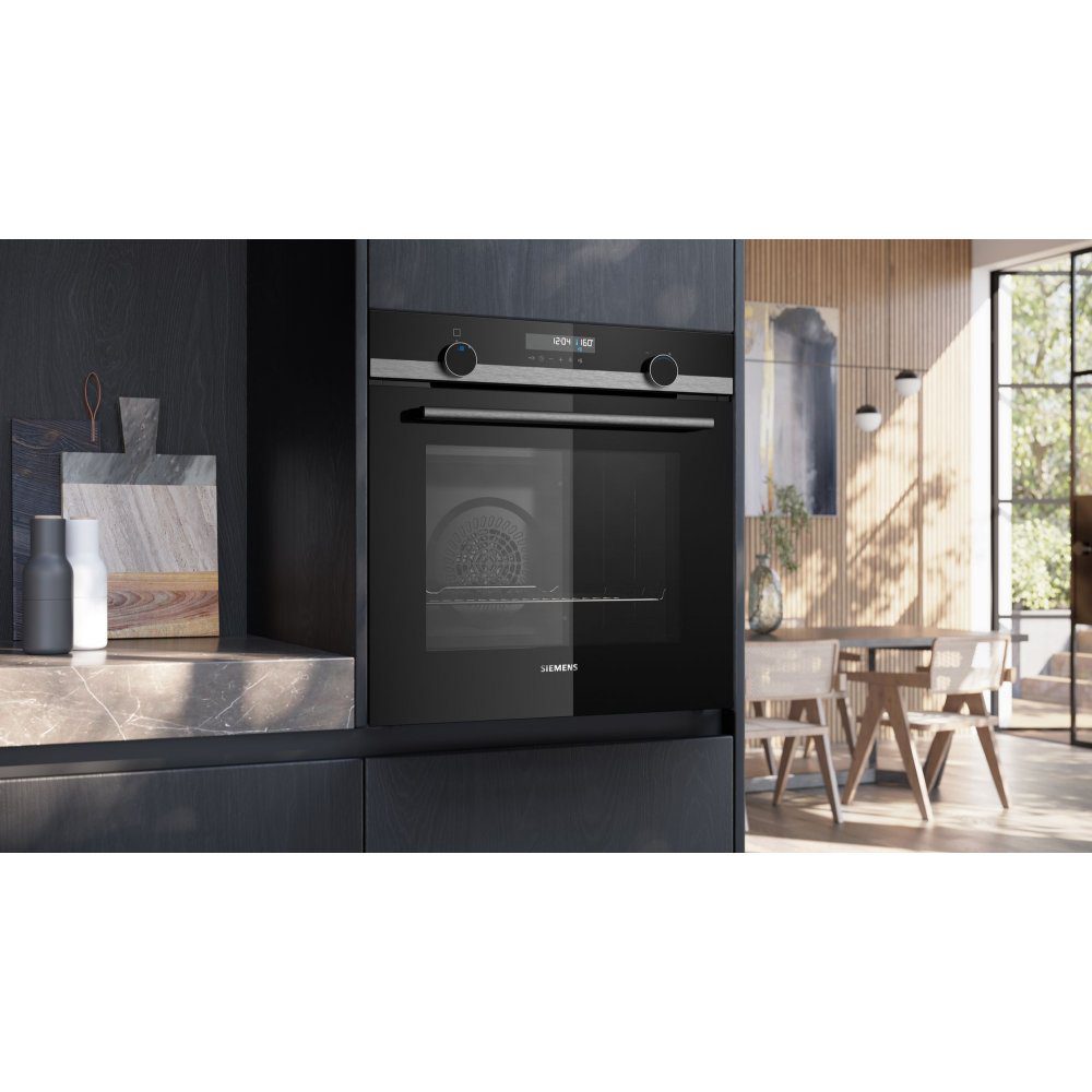 Siemens IQ-500 Pyrolytic Multifunction Single Oven HB578GBS7B - Stainless Steel Siemens IQ-500 Pyrolytic Multifunction Single Oven HB578GBS7B - Stainless Steel