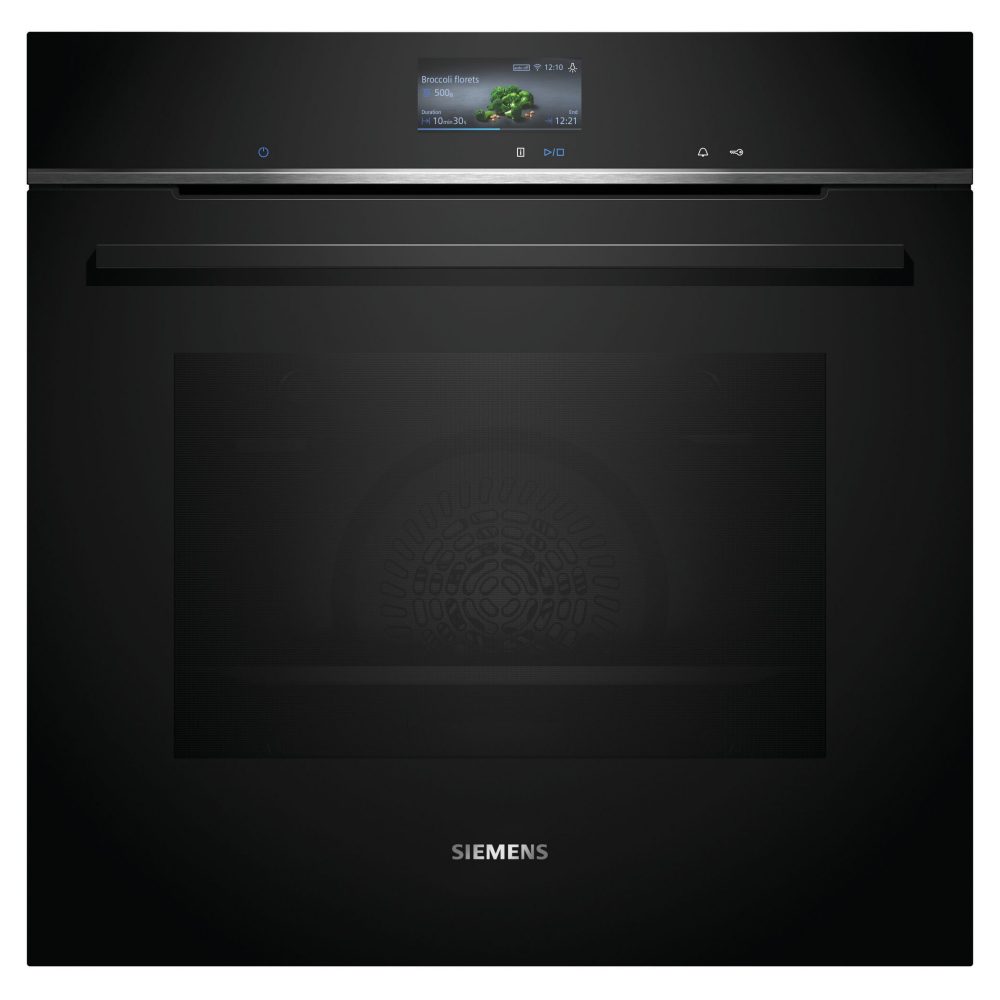 Siemens  IQ-700 Pyrolytic Multifunction Single Oven HB776G1B1B - Black