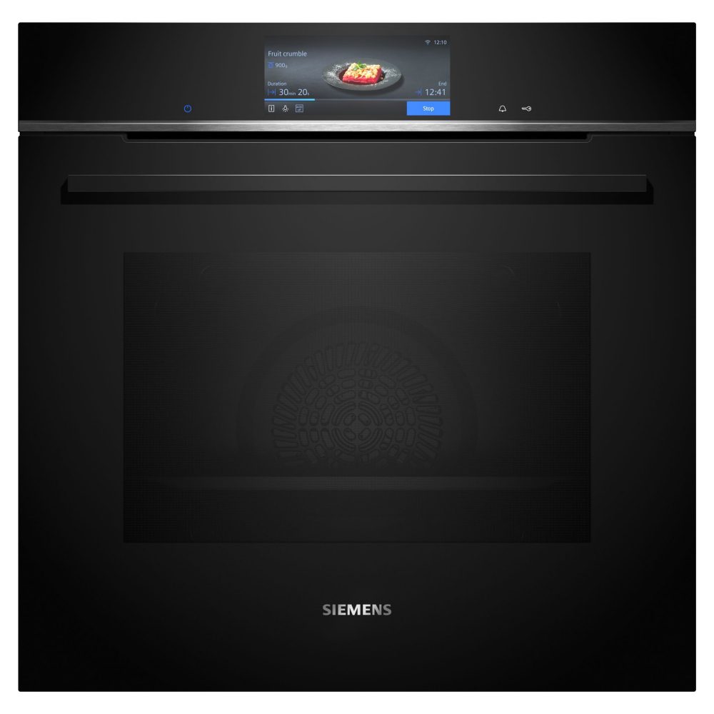 Siemens  IQ-700 Pyrolytic Multifunction Single Oven HB778G3B1B - Black