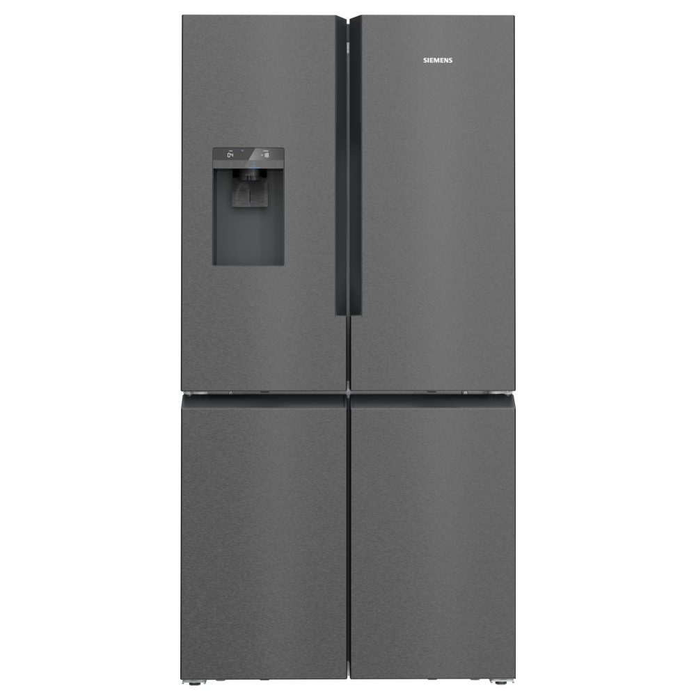 Siemens  IQ-700 Four Door Fridge Freezer With Ice & Water KF96DPXEA - Black Steel