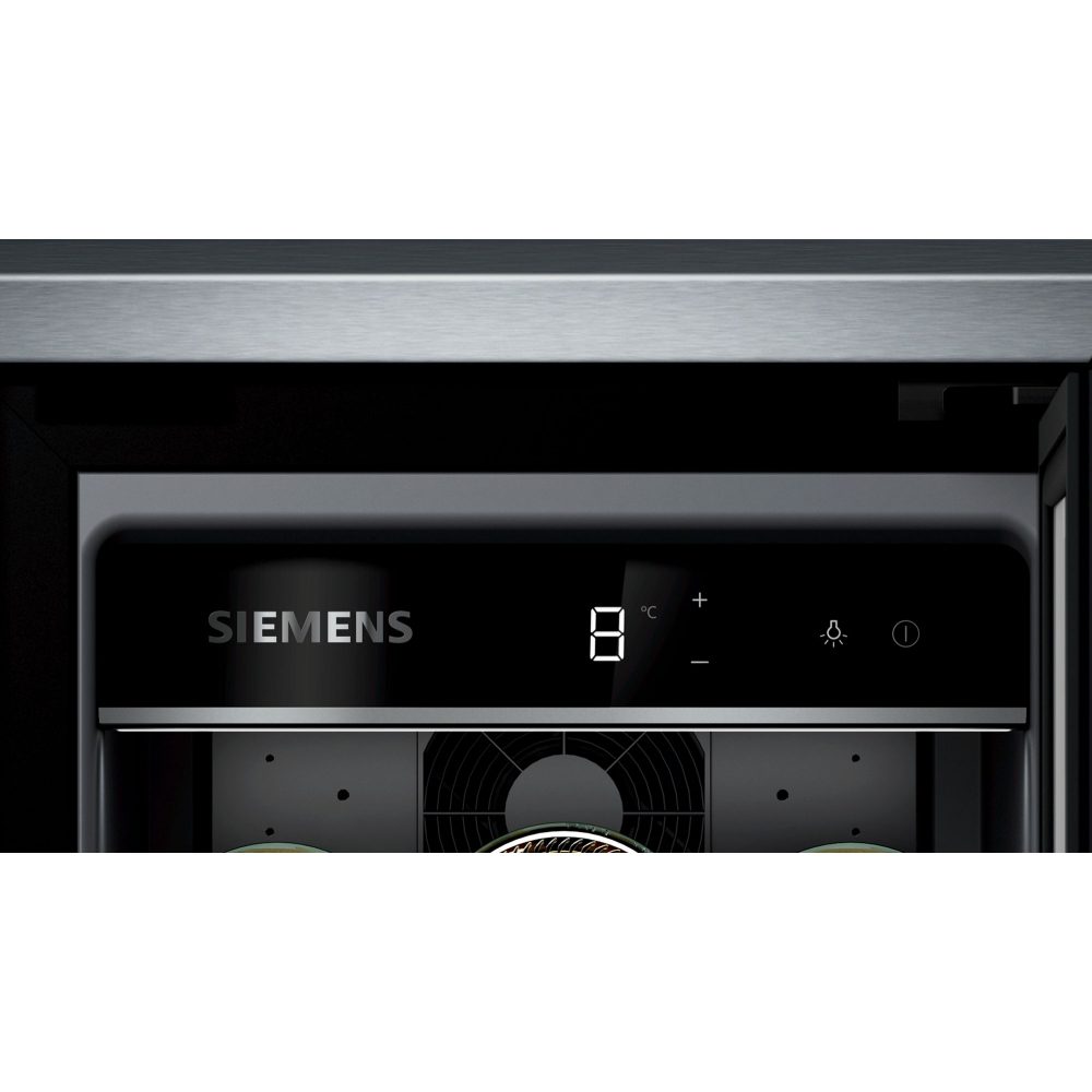 Siemens 30cm Undercounter Wine Cooler KU20WVHF0G - Black Siemens 30cm Undercounter Wine Cooler KU20WVHF0G - Black