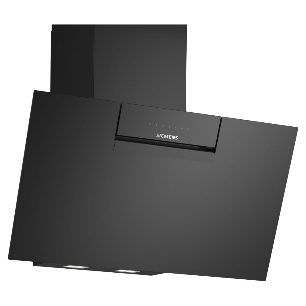 Siemens  IQ-300 80cm Angled Chimney Hood LC87KFN60B - Black
