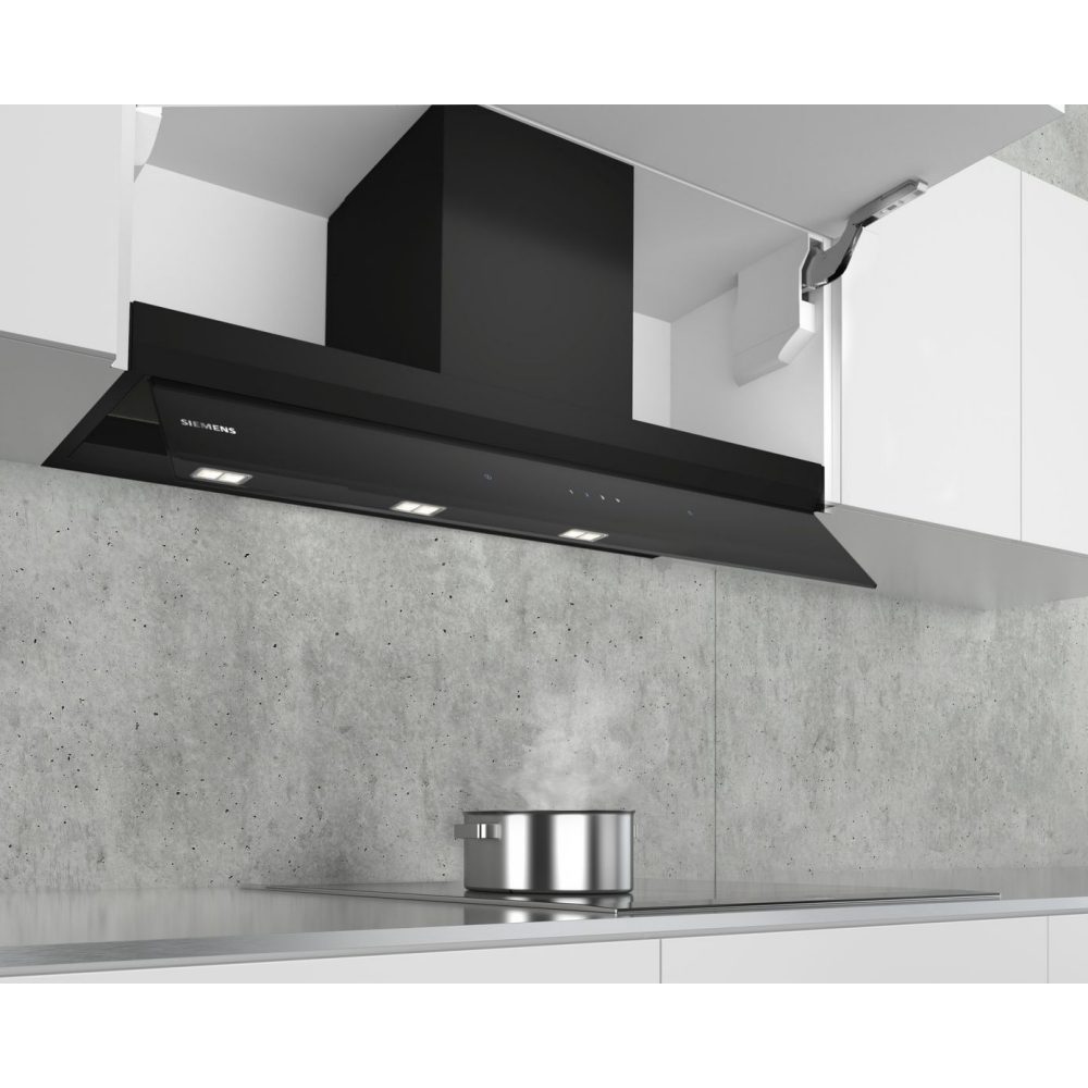 Siemens IQ-500 90cm Canopy Hood LJ97BAM60B - Black Siemens IQ-500 90cm Canopy Hood LJ97BAM60B - Black