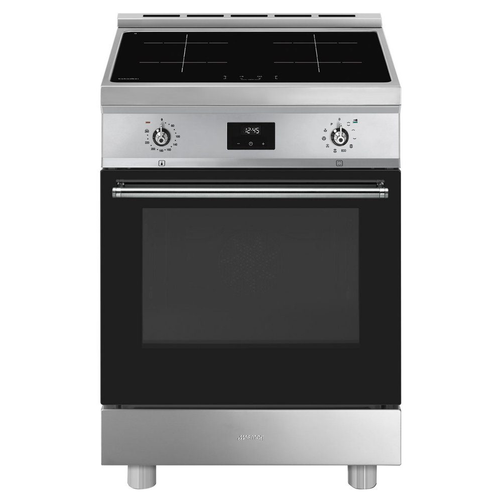 Smeg  60cm Freestanding Pyrolytic Induction Cooker C6IPXT2 - Stainless Steel