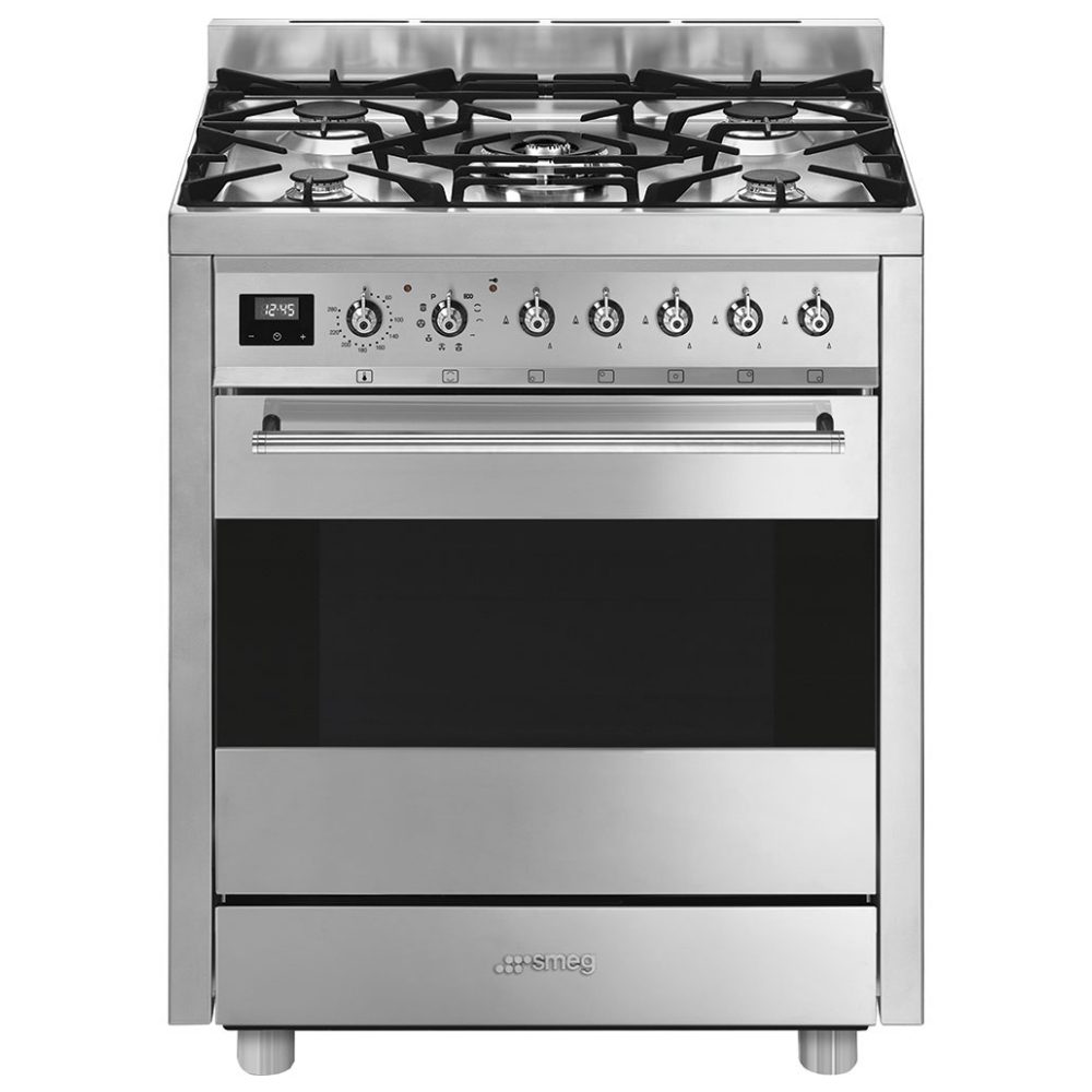 Smeg  70cm Symphony Pyrolytic Dual Fuel Cooker C7GPX9 - Stainless Steel