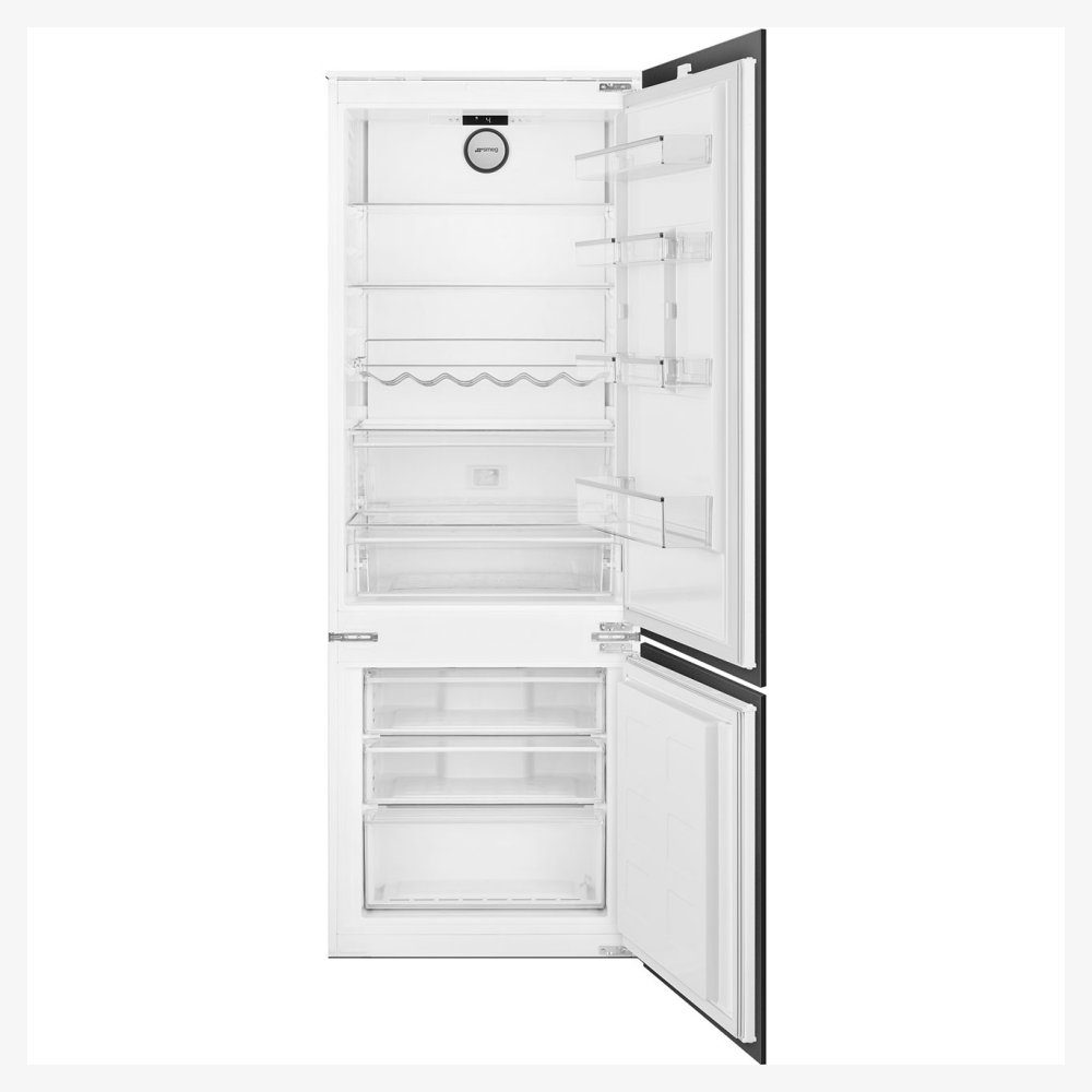 Smeg  194cm x 69cm Integrated 70/30 Frost Free Fridge Freezer C875TNE
