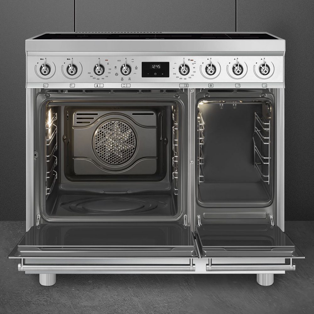 Smeg 90cm Classic Induction Range Cooker C92IMX2 - Stainless Steel Smeg 90cm Classic Induction Range Cooker C92IMX2 - Stainless Steel