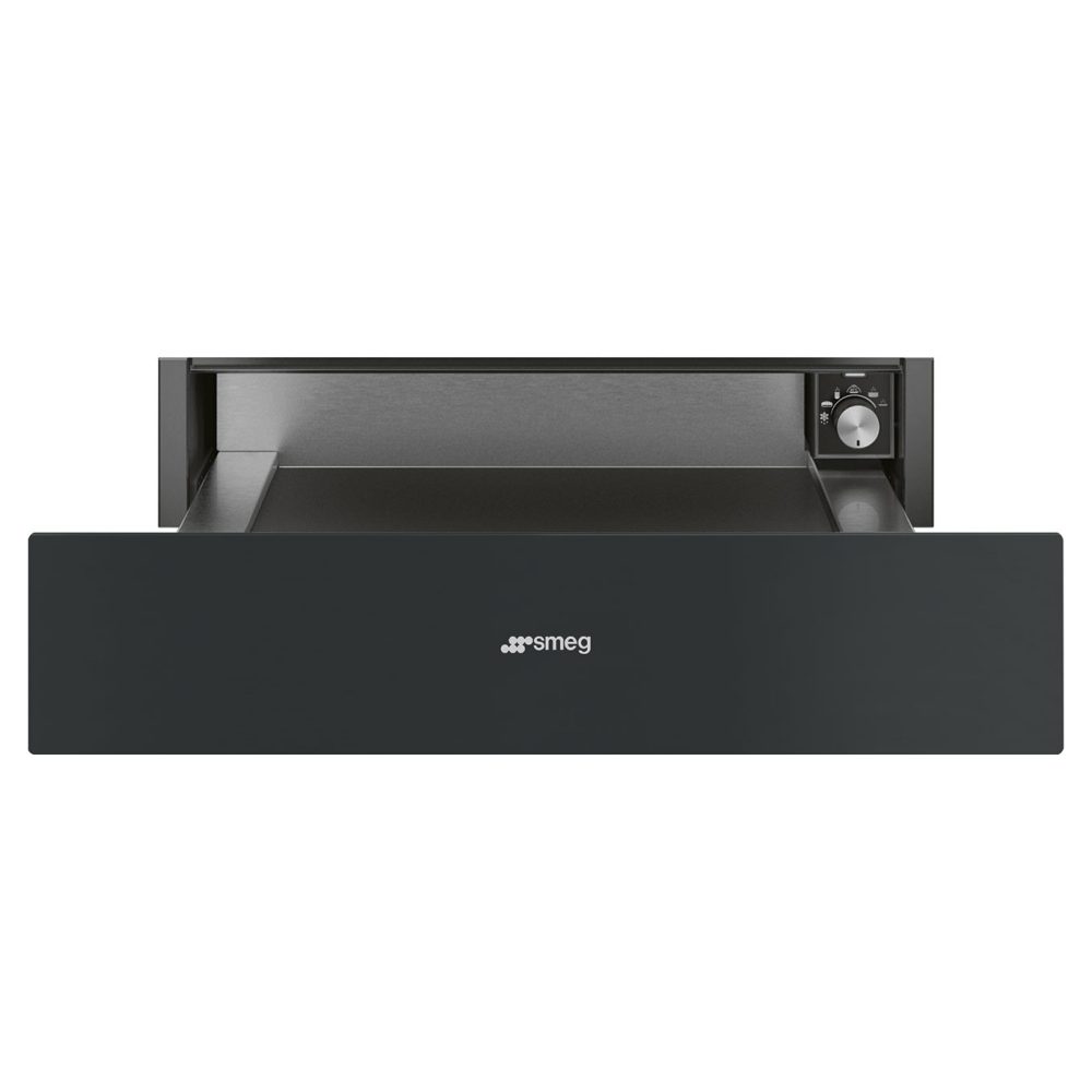 Smeg 14cm Classic Warming Drawer CPR315N - Matte Black Smeg 14cm Classic Warming Drawer CPR315N - Matte Black